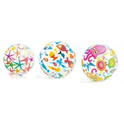 Мяч 59040 (36шт) разноцветный, 51см, 3 цвета, в кульке, 24-15,5см