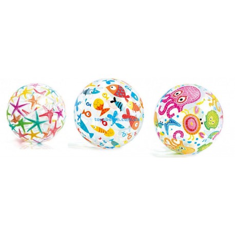 Мяч 59040 (36шт) разноцветный, 51см, 3 цвета, в кульке, 24-15,5см