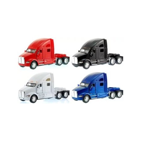 Модель грузовик 5" KT5357W KENWORTH T700 метал.инерц.откр.дв.1:68 кор.