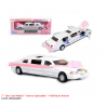 KT Машинка металл  "LOVE LIMOUSINE WEDDING WHITE"