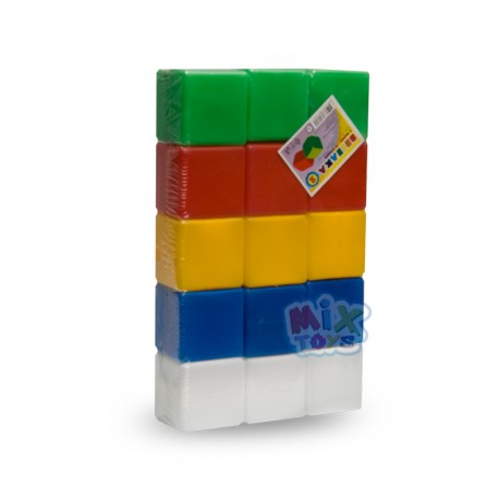 Кубики  цветные 16 шт.