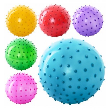 Мяч массажный MS 0021 ( 3 дюйма, 5 цветов, 28 г