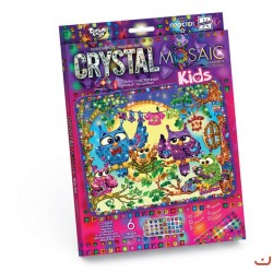 Набір креативної творчості "CRYSTAL MOSAIC KIDS"  CRMk-01-01,02,03,04...10