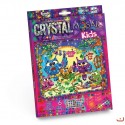 Набір креативної творчості "CRYSTAL MOSAIC KIDS"  CRMk-01-01,02,03,04...10