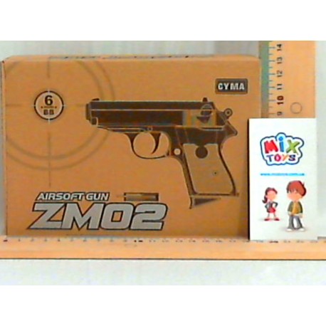 Пистолет с пульками  ZM02  метал.кор.ш.к.