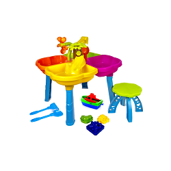 Столик для песка (с лодочкой и пасками, стульчиком)