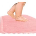 Антиковзаючий килимок ХL, гума, 75*34,5см, колір рожевий