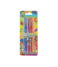 Набір ароматних гелевих ручок - ЯСКРАВІ ФРУКТИ (4 кольори)
