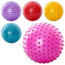 Мяч массажный MS 0023 ( 8 дюймов, ПВХ, 90г, 5 цветов