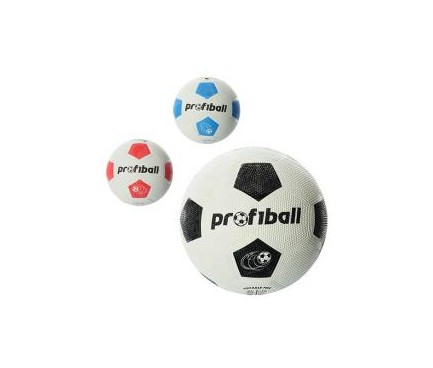 Мяч футбольный VA 0008  размер 4, резина Grain, 290г, Profiball, сетка, в кульке,