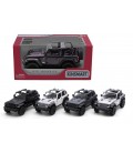 Модель джип 5'' KT5412WH Jeep Wrangler метал.инерц.откр.дв.4цв.кор.
