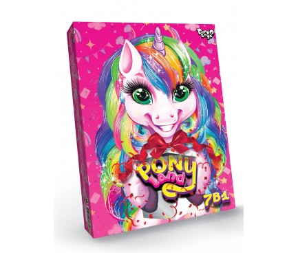 Креативна творчість "Pony Land 7 в 1" укр