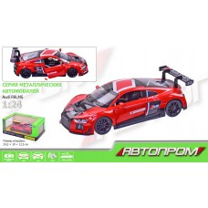 Машина металл  "АВТОПРОМ",1:24 Audi R8 LMS,откр.двери,в кор. 24,5-12,5см