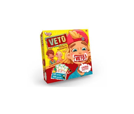 Настільна розважальна гра "VETO" укр