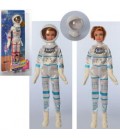 Кукла DEFA 8460-BF  29см, космонавт, 2цвета, на листе, 15,5-33-6см