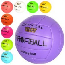 Мяч волейбольный EN 3283 офиц.размер.ПВХ 2,5мм.260-280г.9цветов,в кульке