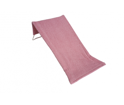 Лежак для купання високий 100% бавовна (Рожевий)/  "TEGA"