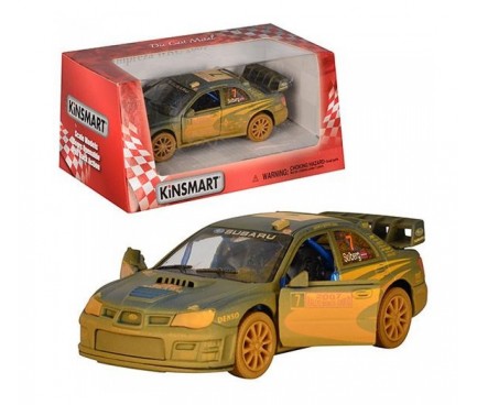 Модель легкова SUBARU IMPREZA WRC 2007 5'' KT5328WY Muddy метал.інерц.відкр.дв.кор.