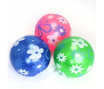 М'яч 9" BT-PB-0106 метелики 4кол.60г сітка