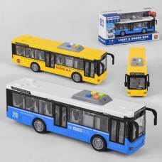 Автобус WY 910 AB  2 вида, свет, звук, инерция, в коробке