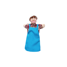 Лялька-рукавиця "Строитель" (пластизоль, тканина)