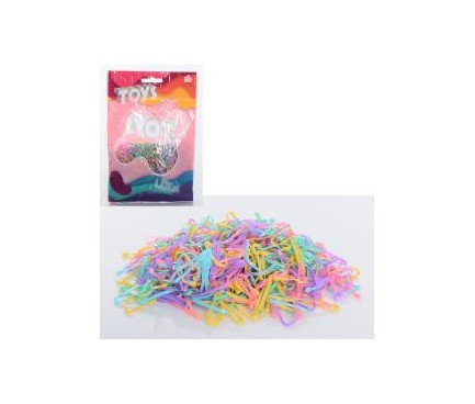 Набор для плетения браслетов 660-60  резиночки, в кульке, 14-20-1см