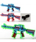 Автомат 0223-2  MK, 39см, звук(англ,стрельбы),3цвета, на бат-ке, в кульке, 39-17-2,5см