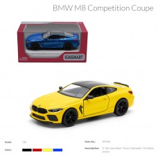 Модель легкова BMW M8 COMPETITION COUPE 5'' KT5425W метал.інерц.відкр.дв.4кол.кор.