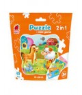 Puzzle in stand-up pouch "2 in 1. Farm" RK1140-05