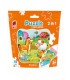 Puzzle in stand-up pouch "2 in 1. Farm" RK1140-05