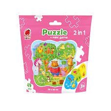 Puzzle in stand-up pouch "2 in 1. Magic forest" RK1140-01