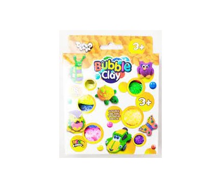 Креативна творчість "Bubble Clay" 8 кольорів укр