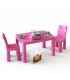 Ігровий набір DOLONI Кухня дитяча 04670/3 (34 предмети, стіл та 2 стільця)