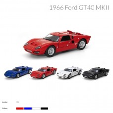 Модель легкова FORD GT40 MKII (1966) 5'' KT5427W метал.інерц.відкр.дв.4кол.кор.