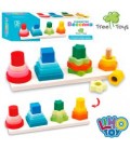 Деревянная игрушка Геометрика MD 1216  27см, фигуры16шт, в кор-ке, 28-8-8см