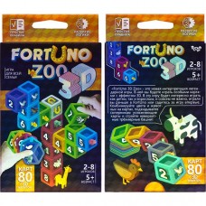 Настільна розвиваюча гра "Fortuno ZOO 3D" укр (