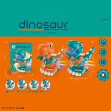 Тварина муз. динозавр арт. ZR158  батар,мікс 2 кольори,звуки, мелодії, світло, рух, короб.
