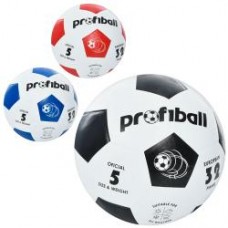 М'яч футбольний VA 0014-1 розмір 5, гума, гладкий, 400г, в кульку, 3кольори
