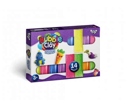 Креативна творчість "Bubble Clay" 14 шт укр (12)