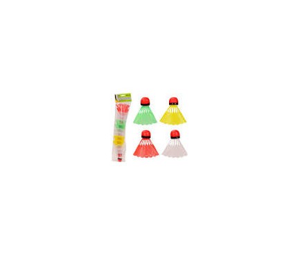 Воланчик MS 0153  цветной пластик, 1 упаковка 12шт (4цвета), в кульке, 38-10-4см