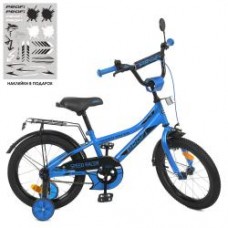 Велосипед дитячий PROF1 16д. Y16313  Speed racer, SKD45,ліхтар,дзвінок, дзеркало,дод.кол.,синій