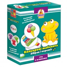 Гра настільна Vladi Toys розважальна Crazy Koko "Кольорові жабенята" VT8025-06 (укр)