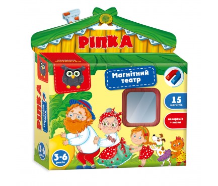 Гра настільна Vladi Toys магнітний театр Академія розвитку "Ріпка" VT3206-29 (укр)