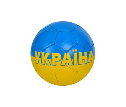 М'яч футбольний 2500-260  розмір5,ПУ1,4мм,4шари,ручн.робота,32панелі,420-440г,1вид,в пакеті