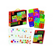 Гра розвиваюча Vladi Toys з пластиковими картками. Вчимося рахувати  VT1302-29 (укр)
