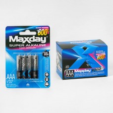 Батарейки “Maxday” C 57144  Alcaline, міні-пальчикові, АAА 1,5V,