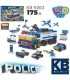 Конструктор KB 5003 поліція, 10в1, машина, 175дет, в кор-ці, 26-20-4,5см