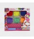 Кольорове плетіння резиночки 66476 , 6 кольорів резинок, верстат, гачок, у