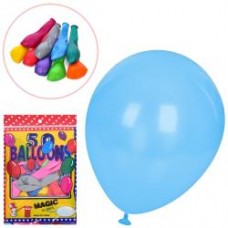 Кульки надувні MK 0012-2 (10 дюймів, перламутрові, 5 кольорів, 50 шт в пакеті
