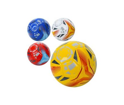 М'яч футбольний MS 4119  розмір 5, ПВХ, 300-320г, 4кольори, пакет, в сітці